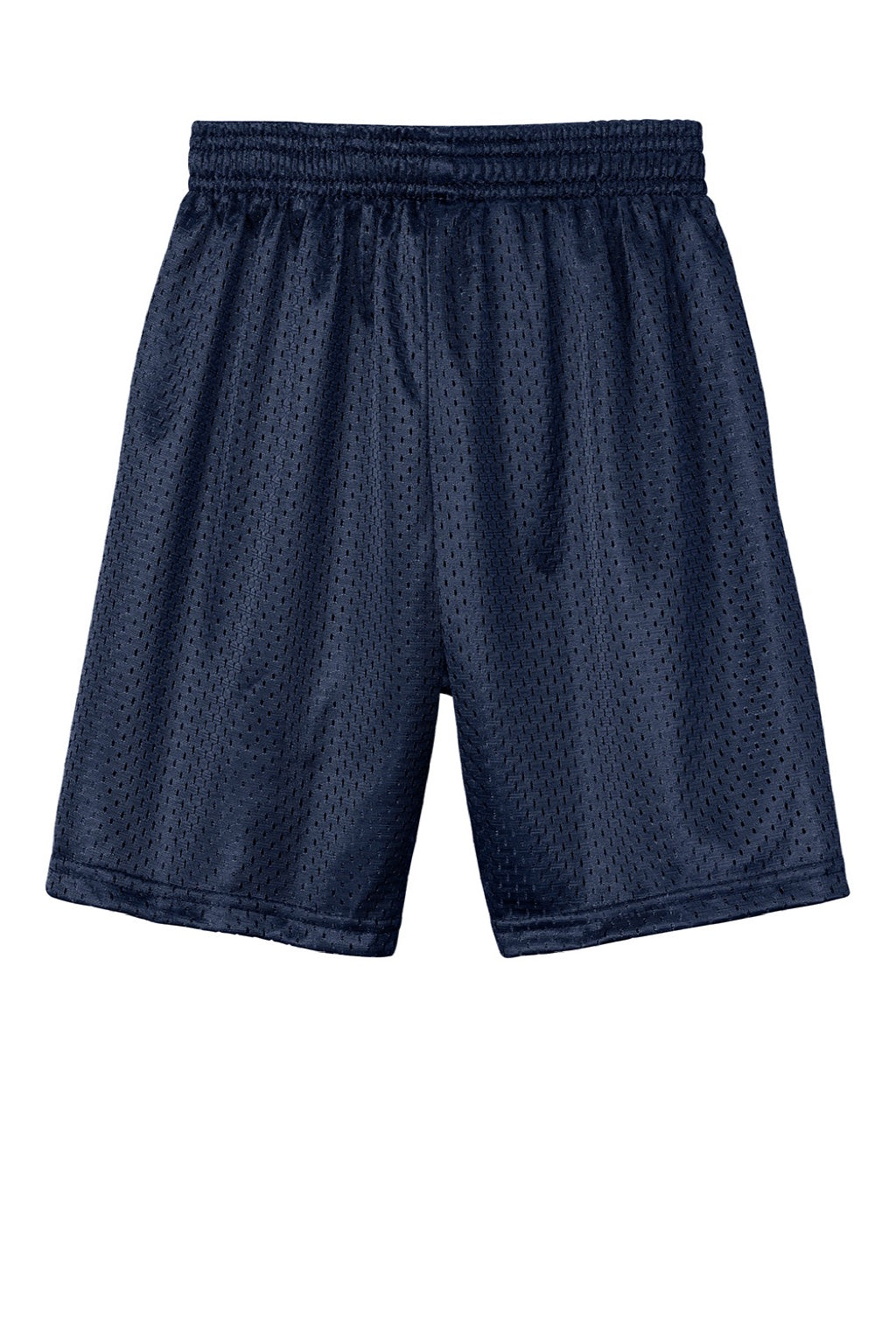 A4 A4NB5301 Youth Moisture Wicking Mesh Shorts Navy Blue Flat Back