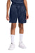 A4 A4NB5301 Youth Moisture Wicking Mesh Shorts Navy Blue Model Front