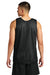A4 A4NF1270 Mens Reversible Mesh Moisture Wicking Tank Top Black Model Back