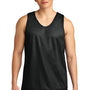 A4 Mens Reversible Mesh Moisture Wicking Tank Top - Black