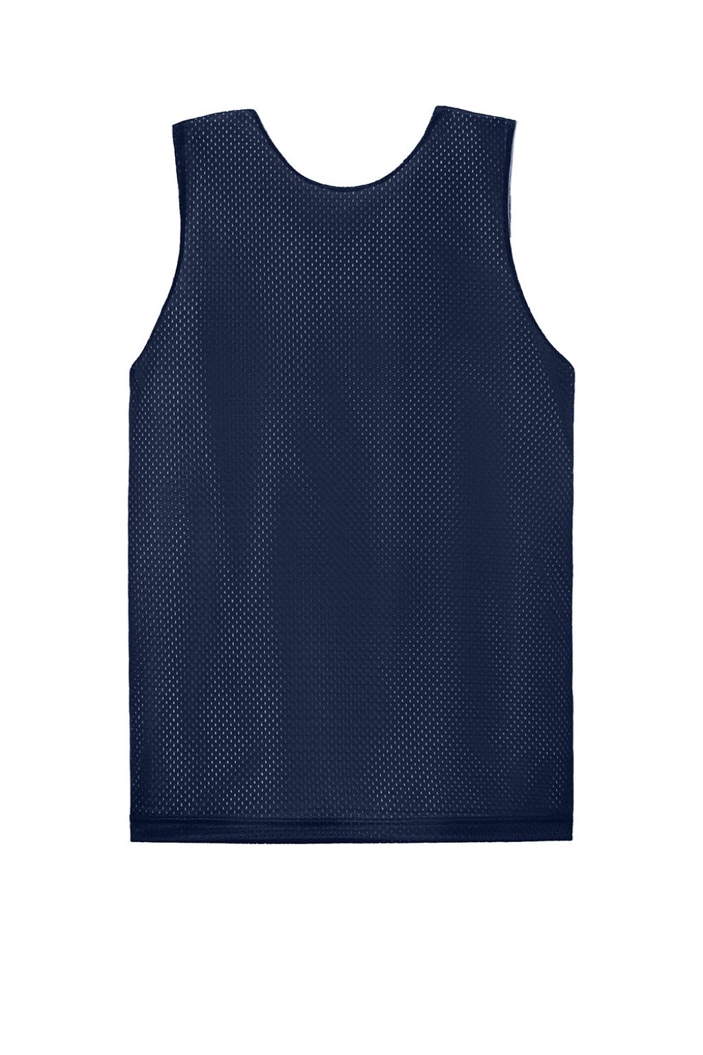 A4 A4NF1270 Mens Reversible Mesh Moisture Wicking Tank Top Navy Blue Flat Back