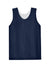 A4 A4NF1270 Mens Reversible Mesh Moisture Wicking Tank Top Navy Blue Flat Front