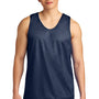 A4 Mens Reversible Mesh Moisture Wicking Tank Top - Navy Blue