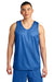 A4 A4NF1270 Mens Reversible Mesh Moisture Wicking Tank Top Royal Blue Model Front