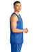 A4 A4NF1270 Mens Reversible Mesh Moisture Wicking Tank Top Royal Blue Model Side
