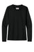 A4 A4NW3002 Womens Cooling Performance Long Sleeve Crewneck T-Shirt Black Flat Front
