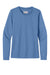 A4 A4NW3002 Womens Cooling Performance Long Sleeve Crewneck T-Shirt Light Blue Flat Front