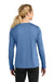 A4 A4NW3002 Womens Cooling Performance Long Sleeve Crewneck T-Shirt Light Blue Model Back
