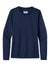 A4 A4NW3002 Womens Cooling Performance Long Sleeve Crewneck T-Shirt Navy Blue Flat Front