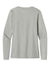 A4 A4NW3002 Womens Cooling Performance Long Sleeve Crewneck T-Shirt Silver Grey Flat Back