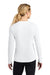 A4 A4NW3002 Womens Cooling Performance Long Sleeve Crewneck T-Shirt White Model Back