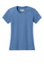 A4 A4NW3201 Womens Performance Moisture Wicking Short Sleeve Crewneck T-Shirt Light Blue Flat Front