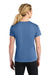 A4 A4NW3201 Womens Performance Moisture Wicking Short Sleeve Crewneck T-Shirt Light Blue Model Back
