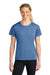 A4 A4NW3201 Womens Performance Moisture Wicking Short Sleeve Crewneck T-Shirt Light Blue Model Front
