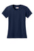 A4 A4NW3201 Womens Performance Moisture Wicking Short Sleeve Crewneck T-Shirt Navy Blue Flat Front