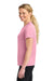 A4 A4NW3201 Womens Performance Moisture Wicking Short Sleeve Crewneck T-Shirt Pink Model Side