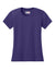 A4 A4NW3201 Womens Performance Moisture Wicking Short Sleeve Crewneck T-Shirt Purple Flat Front