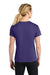 A4 A4NW3201 Womens Performance Moisture Wicking Short Sleeve Crewneck T-Shirt Purple Model Back