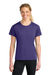 A4 A4NW3201 Womens Performance Moisture Wicking Short Sleeve Crewneck T-Shirt Purple Model Front