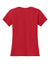 A4 A4NW3201 Womens Performance Moisture Wicking Short Sleeve Crewneck T-Shirt Scarlet Red Flat Back