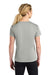 A4 A4NW3201 Womens Performance Moisture Wicking Short Sleeve Crewneck T-Shirt Silver Grey Model Back