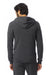 Alternative AA9590/9590 Mens Rocky Eco Fleece Full Zip Hooded Sweatshirt Hoodie Eco Black Model Back