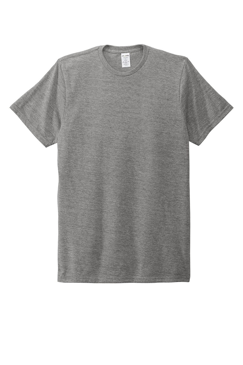 Allmade AL2004 Mens Short Sleeve Crewneck T-Shirt Aluminum Grey Flat Front