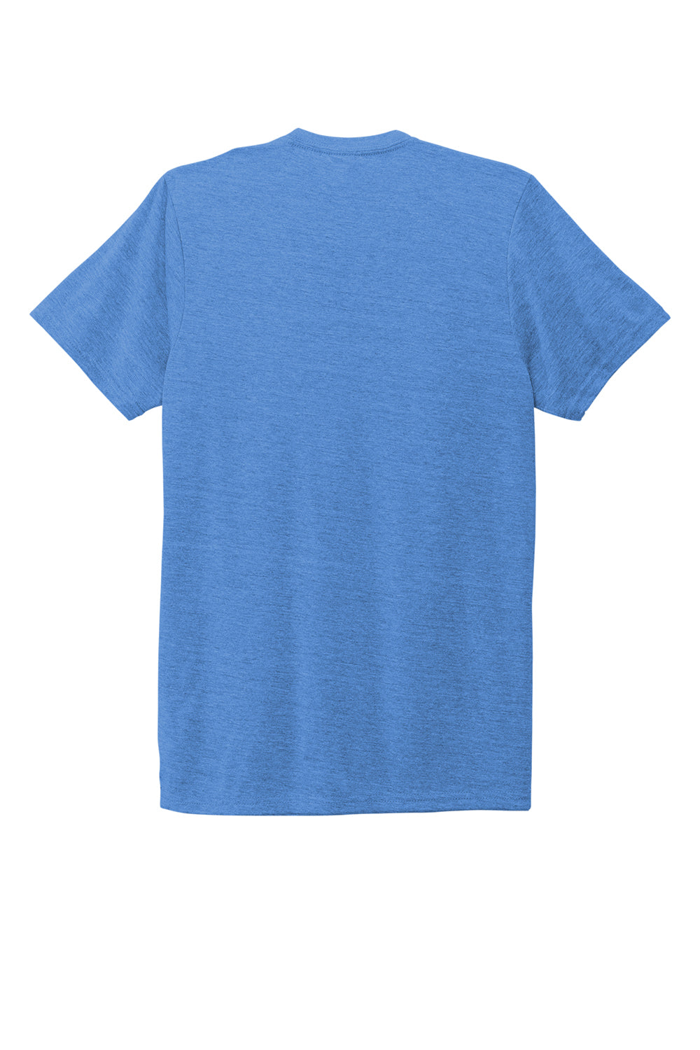 Allmade AL2004 Mens Short Sleeve Crewneck T-Shirt Azure Blue Flat Back