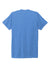 Allmade AL2004 Mens Short Sleeve Crewneck T-Shirt Azure Blue Flat Back