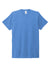 Allmade AL2004 Mens Short Sleeve Crewneck T-Shirt Azure Blue Flat Front