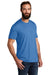 Allmade AL2004 Mens Short Sleeve Crewneck T-Shirt Azure Blue Model 3Q
