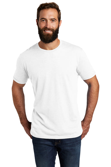 Allmade AL2004 Mens Short Sleeve Crewneck T-Shirt Bright White Model Front