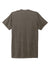 Allmade AL2004 Mens Short Sleeve Crewneck T-Shirt Earthy Brown Flat Back
