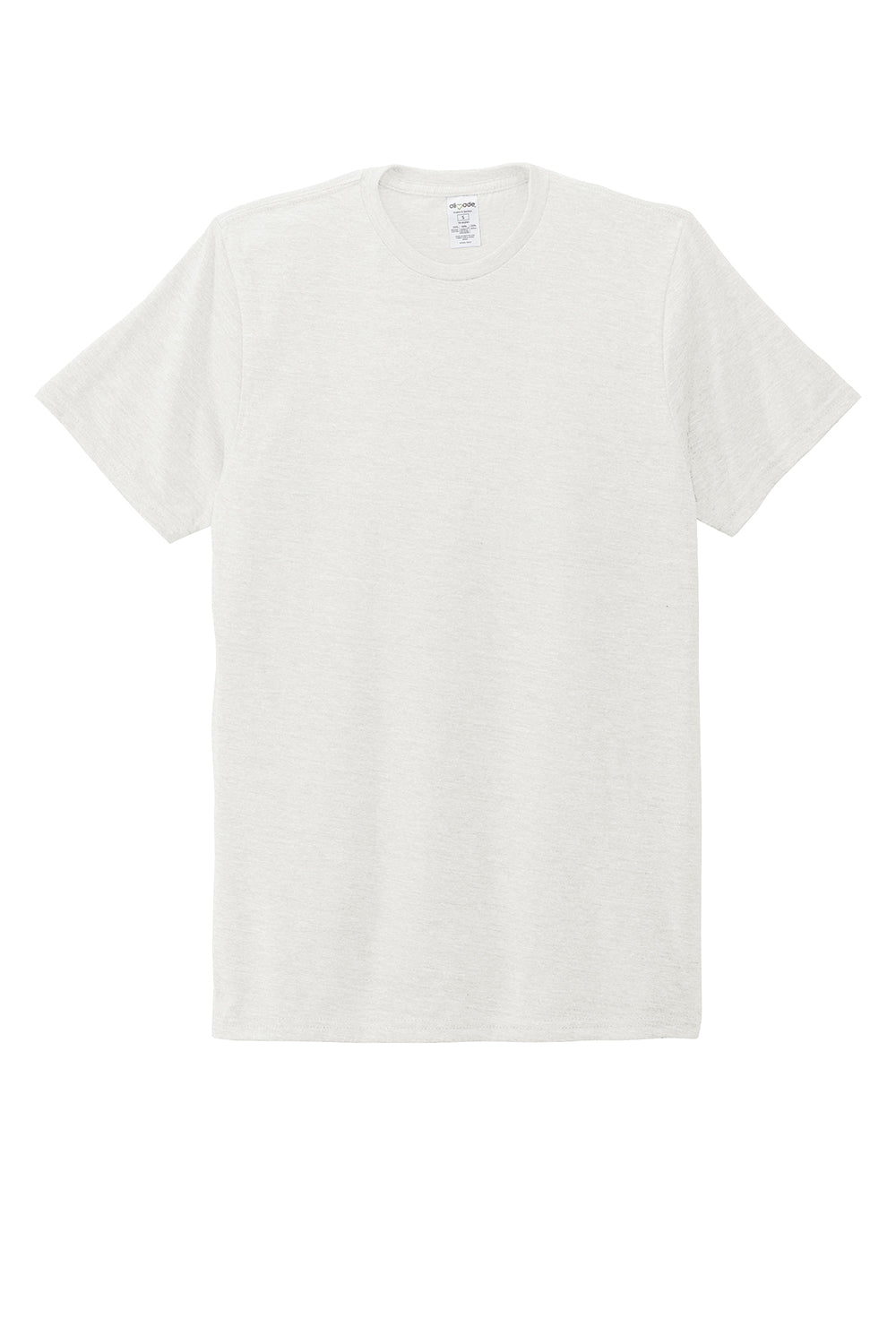 Allmade AL2004 Mens Short Sleeve Crewneck T-Shirt Fairly White Flat Front