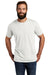 Allmade AL2004 Mens Short Sleeve Crewneck T-Shirt Fairly White Model Front