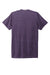 Allmade AL2004 Mens Short Sleeve Crewneck T-Shirt Huckleberry Purple Flat Back
