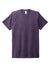 Allmade AL2004 Mens Short Sleeve Crewneck T-Shirt Huckleberry Purple Flat Front