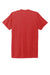 Allmade AL2004 Mens Short Sleeve Crewneck T-Shirt Rise Up Red Flat Back