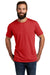 Allmade AL2004 Mens Short Sleeve Crewneck T-Shirt Rise Up Red Model Front