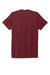 Allmade AL2004 Mens Short Sleeve Crewneck T-Shirt Vino Red Flat Back