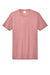 Allmade AL2004 Mens Short Sleeve Crewneck T-Shirt Vintage Rose Pink Flat Front