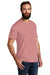 Allmade AL2004 Mens Short Sleeve Crewneck T-Shirt Vintage Rose Pink Model 3Q