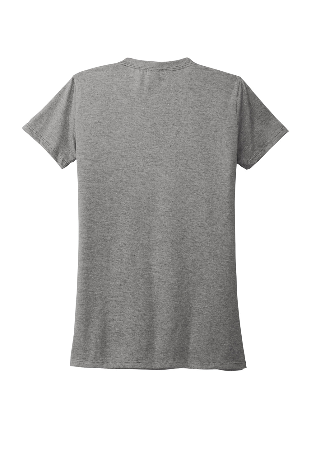 Allmade AL2008 Womens Short Sleeve Crewneck T-Shirt Aluminum Grey Flat Back