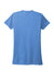 Allmade AL2008 Womens Short Sleeve Crewneck T-Shirt Azure Blue Flat Back