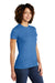 Allmade AL2008 Womens Short Sleeve Crewneck T-Shirt Azure Blue Model 3Q