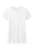 Allmade AL2008 Womens Short Sleeve Crewneck T-Shirt Bright White Flat Front