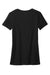 Allmade AL2008 Womens Short Sleeve Crewneck T-Shirt Deep Black Flat Back