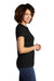 Allmade AL2008 Womens Short Sleeve Crewneck T-Shirt Deep Black Model Side