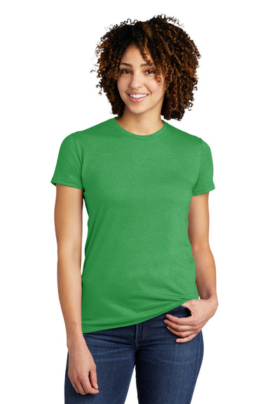 Allmade AL2008 Womens Short Sleeve Crewneck T-Shirt Enviro Green Model Front