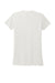 Allmade AL2008 Womens Short Sleeve Crewneck T-Shirt Fairly White Flat Back